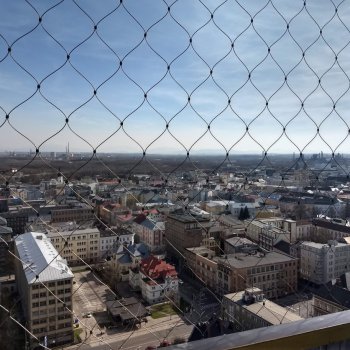 Ausblick über Ostrava vom Rathausturm