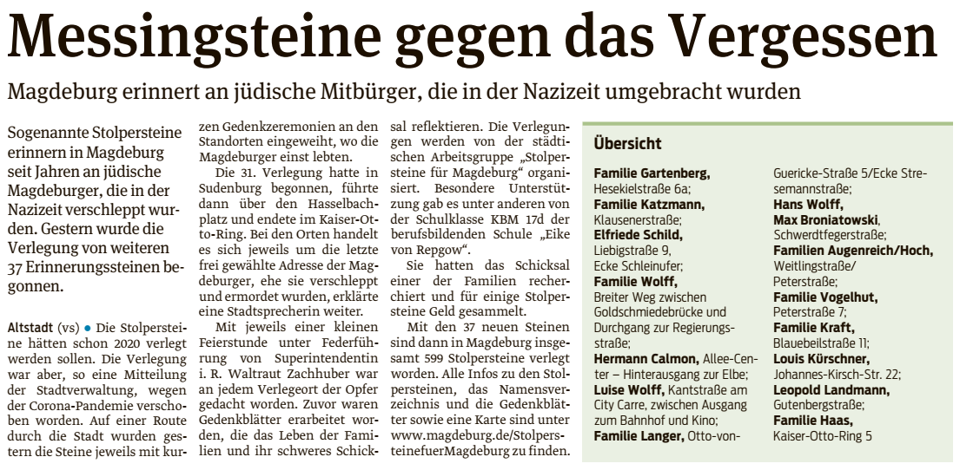 Volksstimme09072021 2